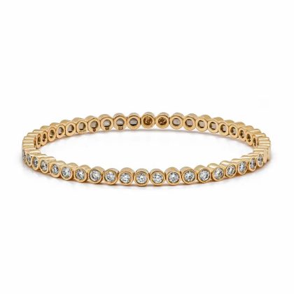 Bracelets & Bangles |   18Ct Yellow Gold Brilliant Cut Diamond Bangle 1.82Ct Bracelets & Bangles Bracelets & Bangles