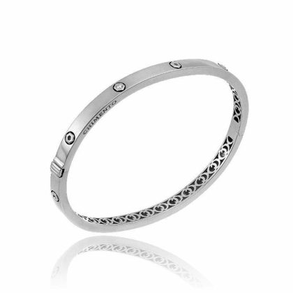 Bracelets & Bangles |   Armillas Be Mine 18Ct White Gold Diamond Set Bangle 1B01311B15180 Bracelets & Bangles Bracelets & Bangles