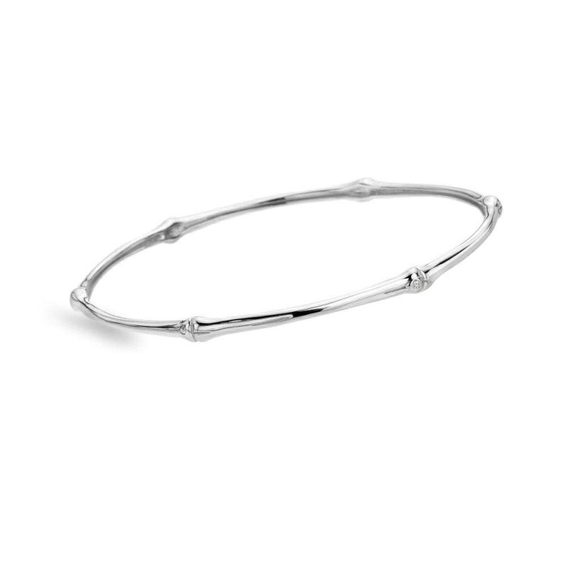 Bracelets & Bangles |   Bamboo Silver Bangle Dc200 Bracelets & Bangles Bracelets & Bangles