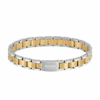 Bracelets & Bangles |   Essentials Two Tone Steel Link Bracelet 1580195 Bracelets & Bangles Bracelets & Bangles