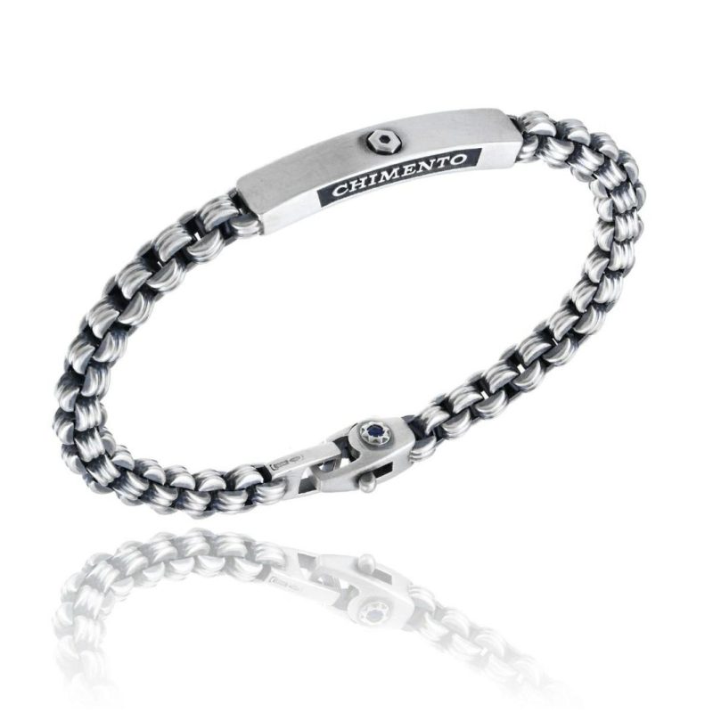 Bracelets & Bangles |   Gents Silver Bracciali Roll Link Bracelet Bracelets & Bangles Bracelets & Bangles