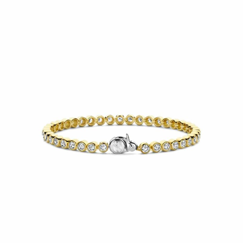 Bracelets & Bangles |   Gold Plated Cz Tennis Bracelet 2842Zy Bracelets & Bangles Bracelets & Bangles