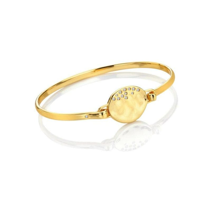 Bracelets & Bangles |   Illuminate Gold Plated Bangle Dc213 Bracelets & Bangles Bracelets & Bangles