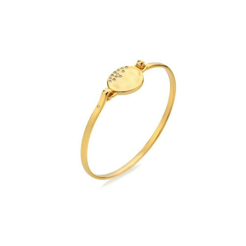 Bracelets & Bangles |   Illuminate Gold Plated Bangle Dc213 Bracelets & Bangles Bracelets & Bangles