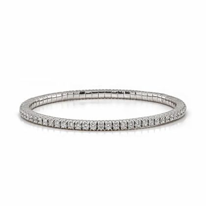 Bracelets & Bangles |   Picchiotti 18Ct White Gold Xpandable Diamond Bracelet 3.45Ct Bracelets & Bangles Bracelets & Bangles