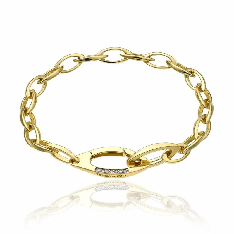 Bracelets & Bangles |   Sensi 18Ct Diamond Clasp Link Bracelet 1B07542B11200 Bracelets & Bangles Bracelets & Bangles