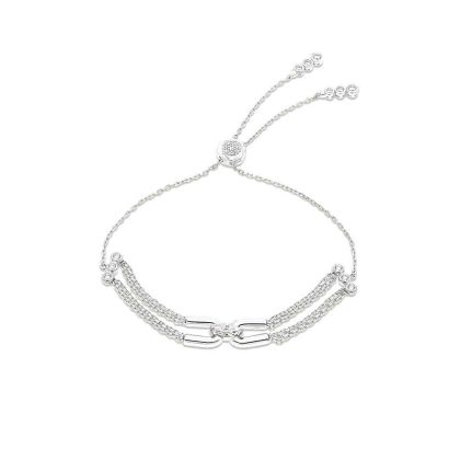 Bracelets & Bangles |   Stevie Silver Strand Bracelet Cn925W-Stev Bracelets & Bangles Bracelets & Bangles