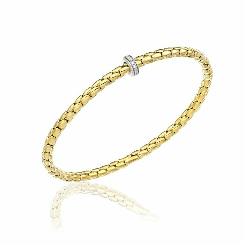 Bracelets & Bangles |   Stretch Spring 18Ct Diamond Bracelet 1B00953B12180 Bracelets & Bangles Bracelets & Bangles