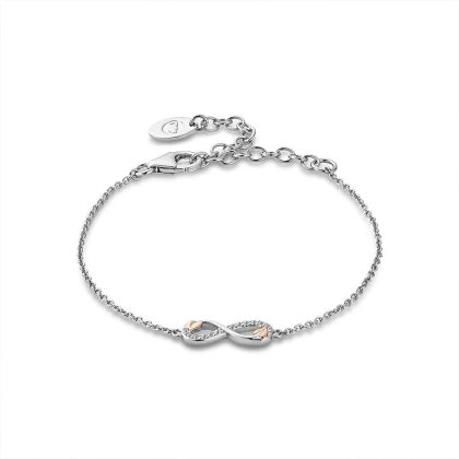 Bracelets & Bangles |   Tree Of Life Infinity Silver White Topaz Bracelet 3Stol0737 Bracelets & Bangles Bracelets & Bangles