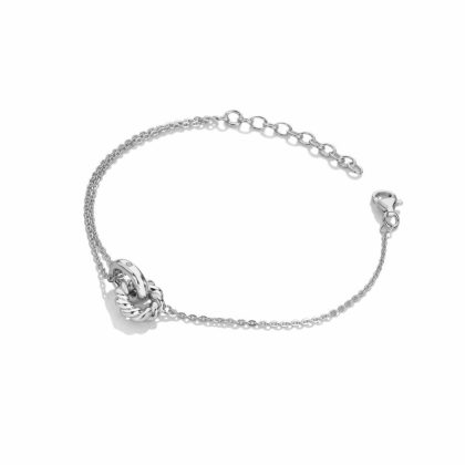 Bracelets & Bangles |   Willow Silver Rope Bracelet Dl692 Bracelets & Bangles Bracelets & Bangles