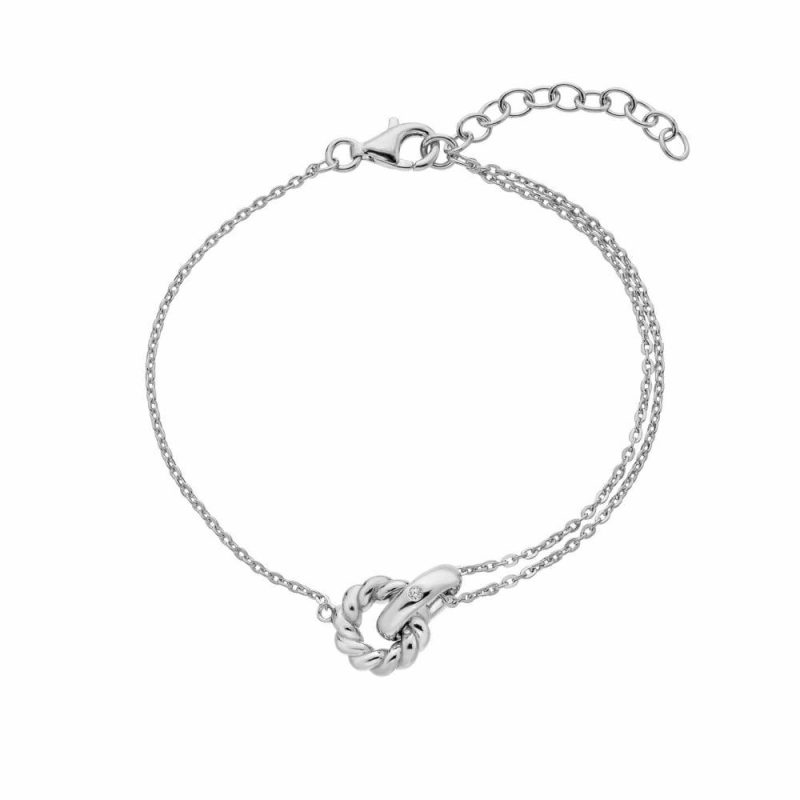 Bracelets & Bangles |   Willow Silver Rope Bracelet Dl692 Bracelets & Bangles Bracelets & Bangles