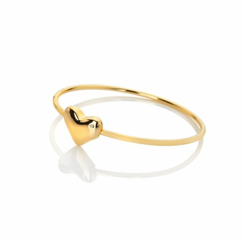 Bracelets & Bangles |   X Jac Jossa Gold Plated Desire Bangle Dc186 Bracelets & Bangles Bracelets & Bangles