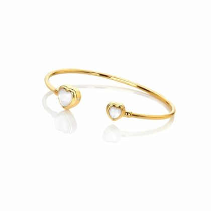 Bracelets & Bangles |   X Jac Jossa Gold Plated Mother Of Pearl Bangle Dc193 Bracelets & Bangles Bracelets & Bangles