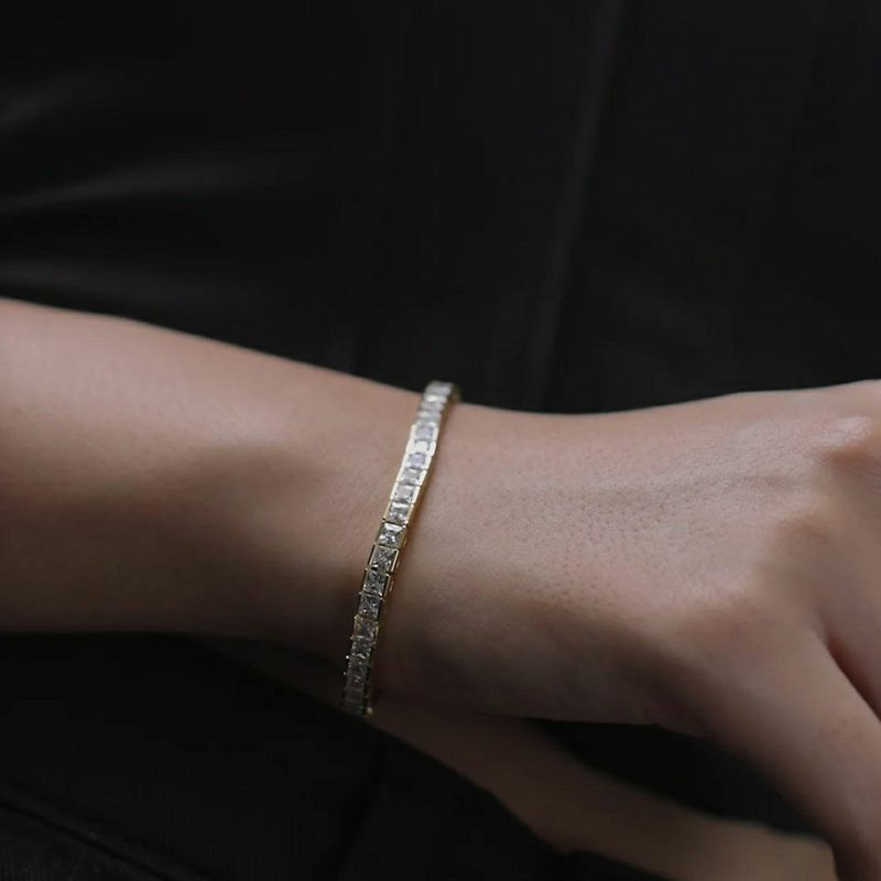 Bracelets & Bangles |   Yellow Gold Plated Kayla 18Cm Bracelet Cb925Y-Kayl-W3-L Bracelets & Bangles Bracelets & Bangles