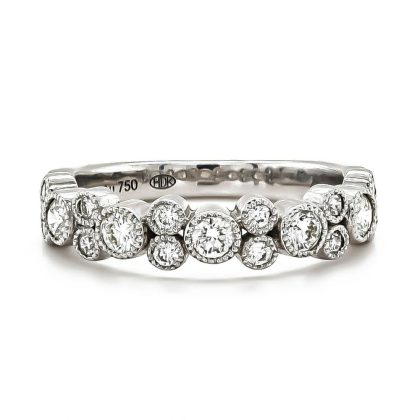 Dress Rings |   18Ct White Gold And Diamond Multi Circle Ring .58Ct Dress Rings Dress Rings