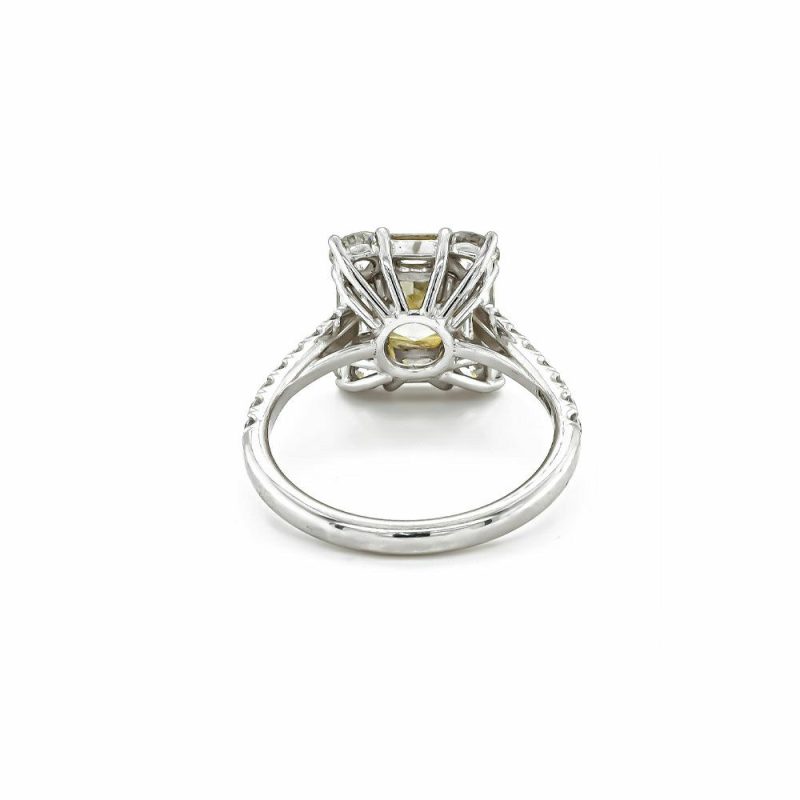 Dress Rings |   18Ct White Gold Fancy Yellow And White Diamond Ring Dress Rings Dress Rings