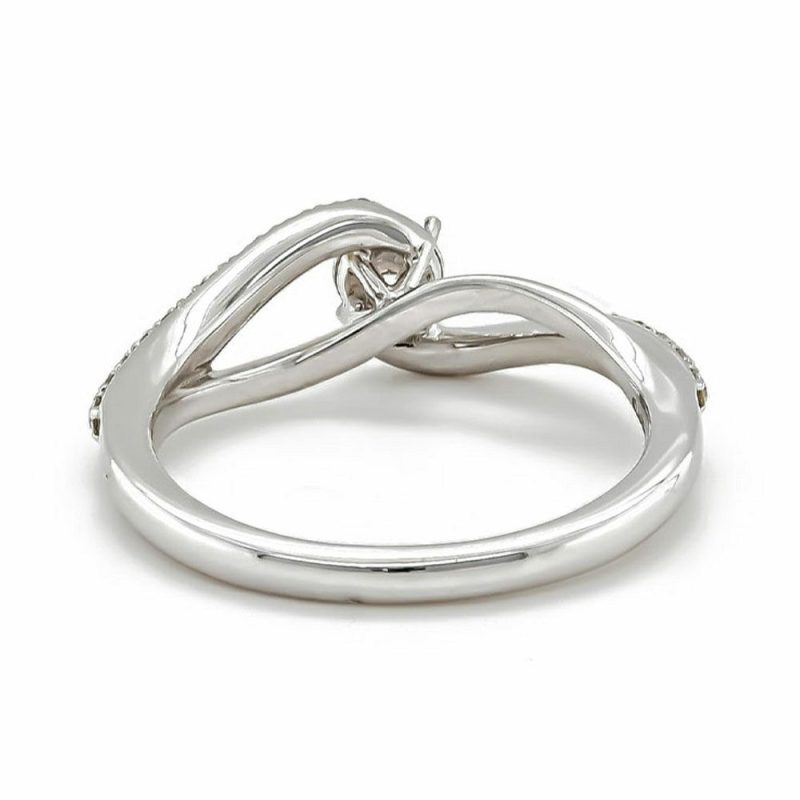 Dress Rings |   9Ct White Diamond Twisted Illusion Ring .24Cts Dress Rings Dress Rings