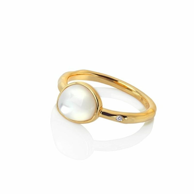 Dress Rings |   Jac Jossa Calm Mother Of Pearl Dress Ring Dr231 Dress Rings Dress Rings