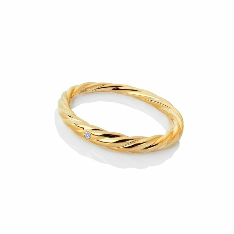 Dress Rings |   Jac Jossa Entwine Ring Dr224 Dress Rings Dress Rings