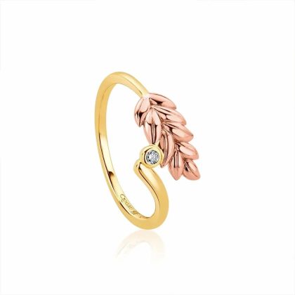 Dress Rings |   Lilibet Gold Diamond Slim Ring Gqnm0334 Dress Rings Dress Rings