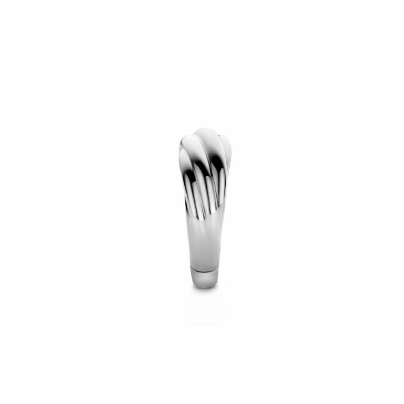 Dress Rings |   Silver Wide Twisted Band 12238Si/56 Dress Rings Dress Rings