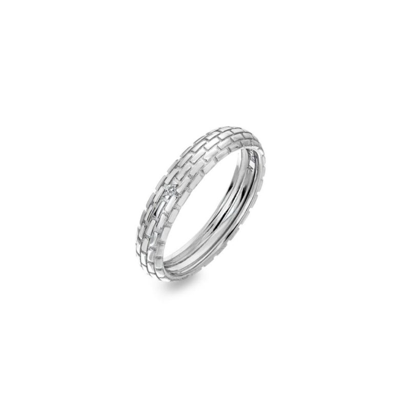 Dress Rings |   Silver Woven Ring Dr234 Dress Rings Dress Rings