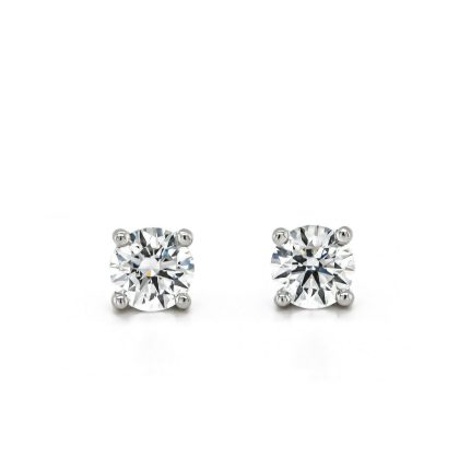 Earrings |   18Ct White Gold Brilliant Cut Lab Grown Diamond Stud Earrings 1.50Ct Earrings Earrings