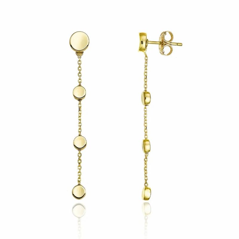 Earrings |   Armillas Glow Drop 18Ct Yellow Gold Earrings 1O10275Zz1000 Earrings Earrings