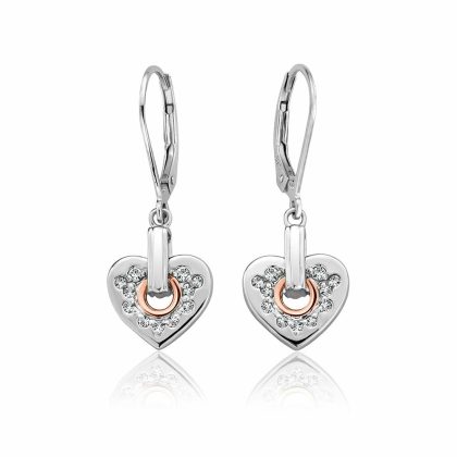 Earrings |   Cariad Celebration Heart Drop Earrings 3Scce01 Earrings Earrings