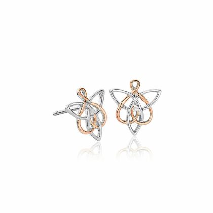 Earrings |   Fairies Of Mine Silver And Rose Gold Stud Earrings 3Setl0232 Earrings Earrings