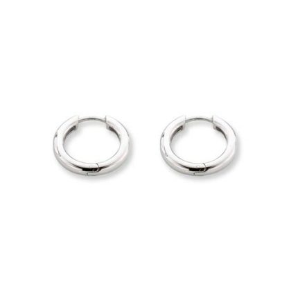 Earrings |   Hinged Silver Hoop Earrings 7210Si Earrings Earrings