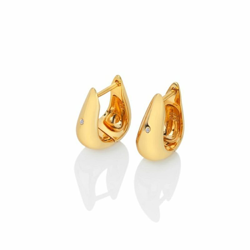 Earrings |   Jac Jossa Soul Huggie Earrings De661 Earrings Earrings