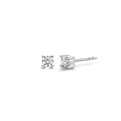 Earrings |   Silver 4Mm Cz Claw Stud Earrings 7836Zi Earrings Earrings