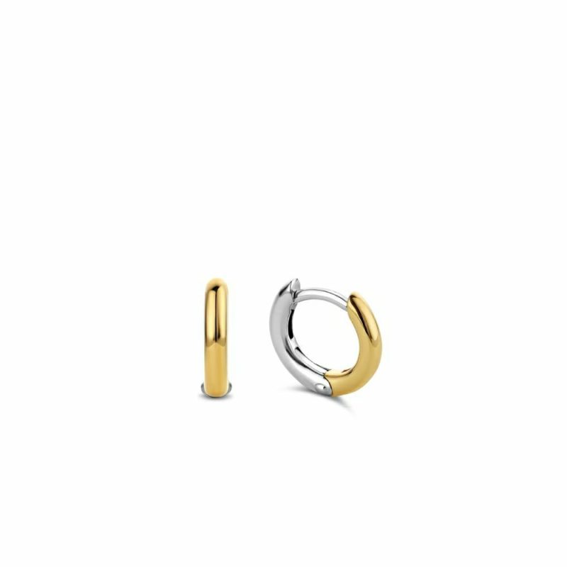 Earrings |   Silver Gold Plated Small Hoop Earrings 7811Sy Earrings Earrings