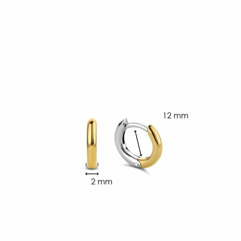 Earrings |   Silver Gold Plated Small Hoop Earrings 7811Sy Earrings Earrings