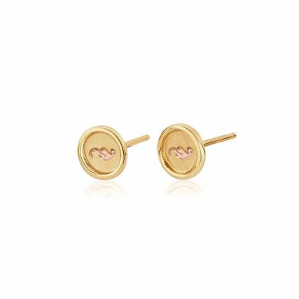 Earrings |   Tree Of Life Insignia 9Ct Yellow And Rose Gold Earrings Gtol0327 Earrings Earrings