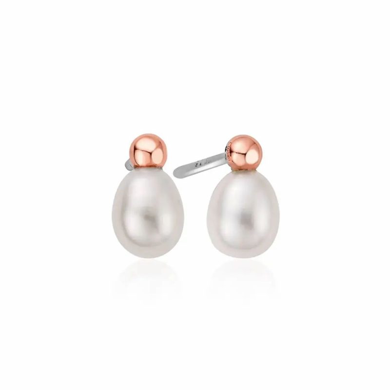 Earrings |   Welsh Beachcomber Pearl Stud Earrings 3Sbch0632 Earrings Earrings