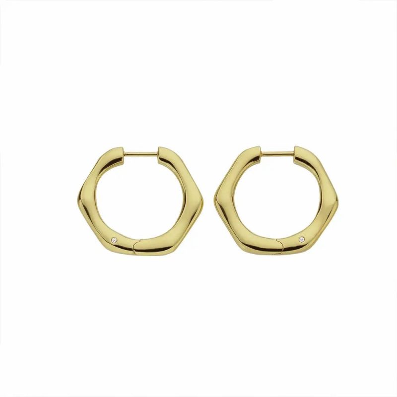 Earrings |   X Jac Jossa Fluid Hoop Earrings De726 Earrings Earrings