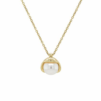 Necklaces & Pendants |   9Ct Yellow Gold Fresh Water Pearl Pendant Jewellery Necklaces & Pendants