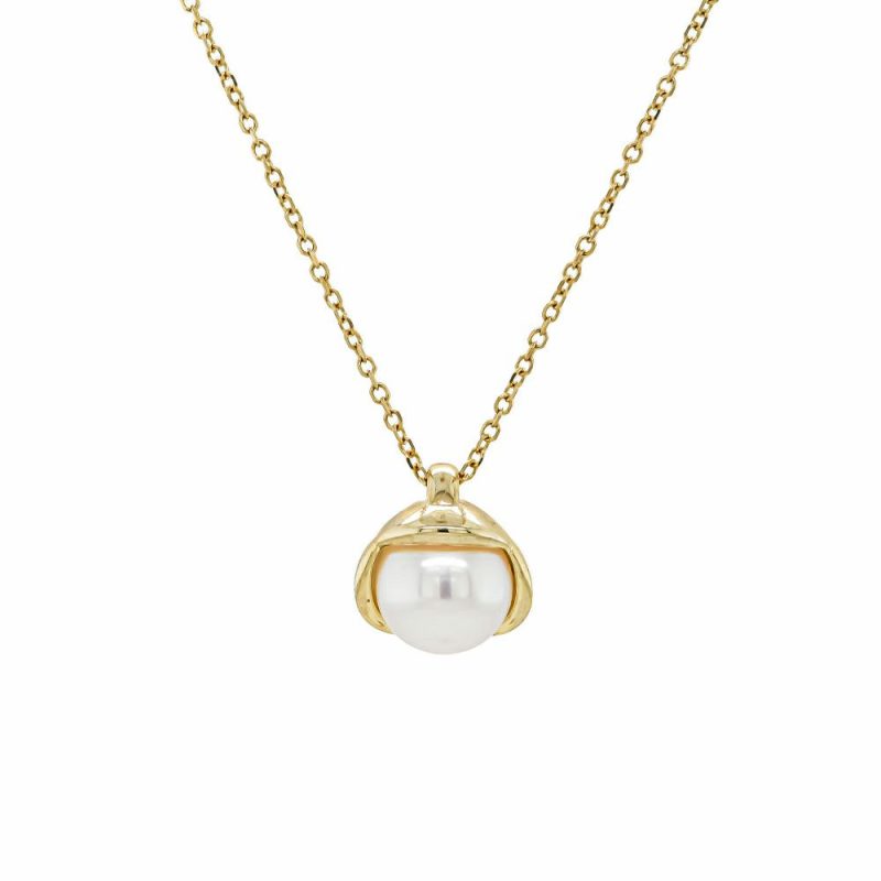 Necklaces & Pendants |   9Ct Yellow Gold Fresh Water Pearl Pendant Jewellery Necklaces & Pendants