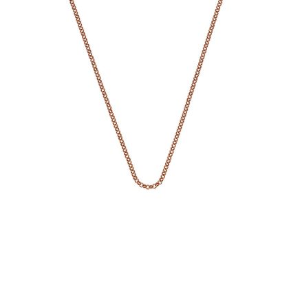 Necklaces & Pendants |   Emozioni By 30″ Rose Gold Plated Belcher Chain Ch014 Jewellery Necklaces & Pendants