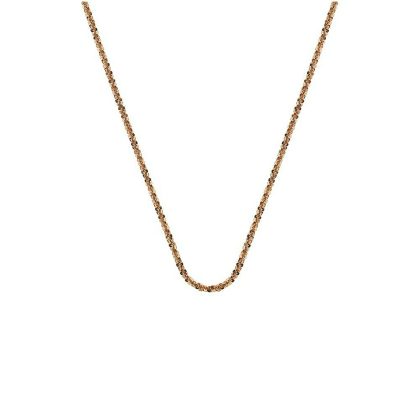 Necklaces & Pendants |   Emozioni By Rose Thin Criss Cross Chain 18″ Jewellery Necklaces & Pendants