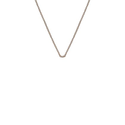 Necklaces & Pendants |   Emozioni Rose Gold Plated Trace Chain Ch022 Jewellery Necklaces & Pendants