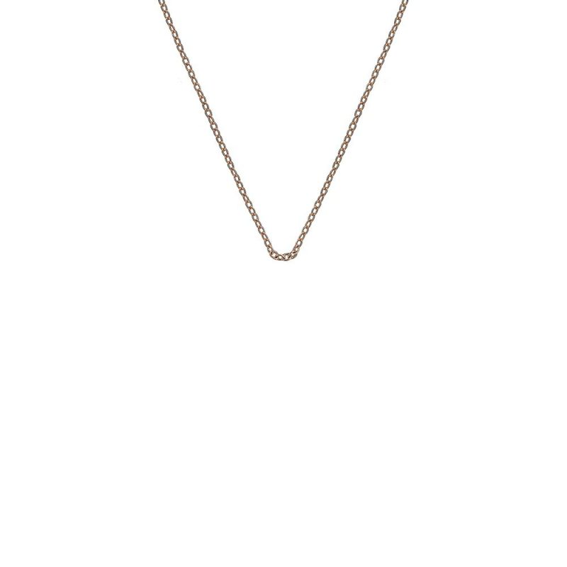 Necklaces & Pendants |   Emozioni Rose Gold Plated Trace Chain Ch022 Jewellery Necklaces & Pendants