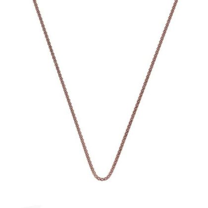 Necklaces & Pendants |   Emozioni Rose Plated Popcorn Necklace 30″ Ch038 Jewellery Necklaces & Pendants