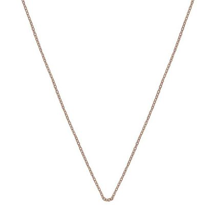 Necklaces & Pendants |   Emozioni Rose Plated Trace Chain 35″ Ch024 Jewellery Necklaces & Pendants