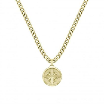 Necklaces & Pendants |   Gold Tone Compass Pendant 1580549 Jewellery Necklaces & Pendants