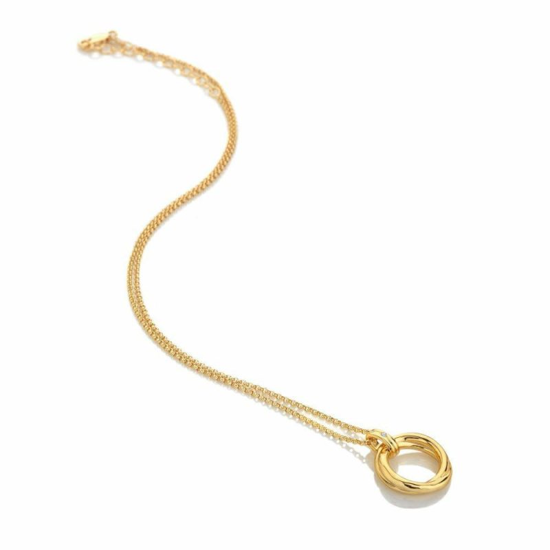 Necklaces & Pendants |   Golden Edit Aura Pendant Dp1022 Jewellery Necklaces & Pendants