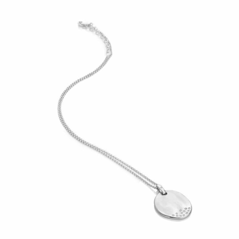 Necklaces & Pendants |   Illuminate Large Silver Pendant Dp1032 Jewellery Necklaces & Pendants