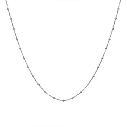 Necklaces & Pendants |   Intermittent Bead Cable Chain Ch123 Jewellery Necklaces & Pendants